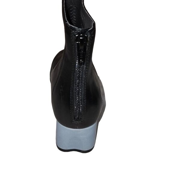 Camper Twins Black Booties Blue and Green Block‎ Heels Size 35 - Picture 10 of 16